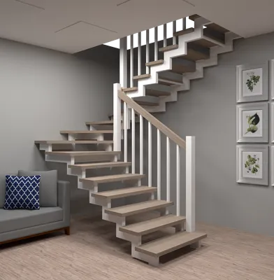 Как рассчитать лестницу на второй этаж, правильно спроектировать деревянную  на 2 этаж в доме, посчитать межэтажную