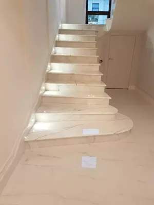 Лестница в обклад бетона