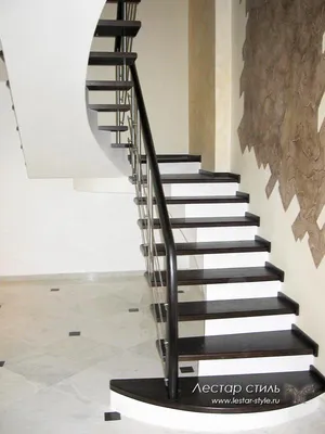 Отделка лестницы из бетона