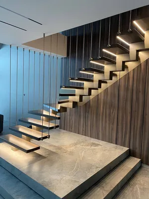 Дизайн бетонных лестниц: популярные решения