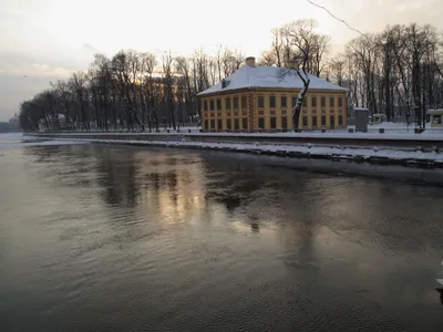 Летний сад зимой