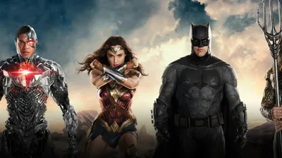 Обои Лига справедливости, Justice League, Wonder Woman, Batman, The Flash,  6k, Фильмы #15012