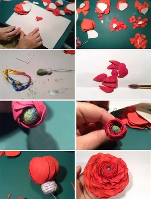 Цветы из фоамирана своими руками: 95 фото и видео мастер-класс создания  искусственных цветов