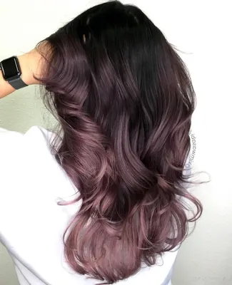 Шоколадно лиловый цвет волос (45 лучших фото)
