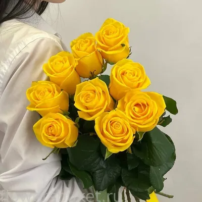 Желтые розы 45 см поштучно, Цветы и подарки в Реутове, купить по цене 150  RUB, Цветы поштучно в Королевский цветок на Юбилейном с доставкой | Flowwow