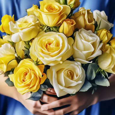 Желтые розы - Акция на цветы 25 Роз - 2500 руб. Доставка по Балашихе  Бесплатно!!!