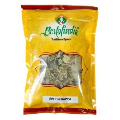 Цельные листья карри (Yours Ethnic Food) 100 грамм. - купить в  интернет-магазине Vedamarket