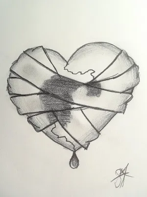 Рисунки для срисовки карандашом грустные — Стихи, картинки и любовь
