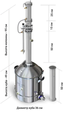 Самогонный аппарат Люкссталь 5 (LUXSTAHL-5) 37 литров купить у официального  дилера в Москве