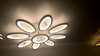 Современная светодиодная люстра с пультом управления для гостиной спальни  потолочный светильник для кухни в зал светильники для освещения светильник  | AliExpress
