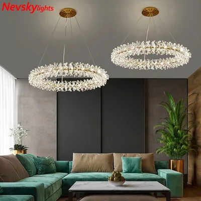 Elegant Crystal Rings Chandelier for Your Home