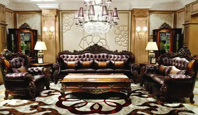 Великолепная спальня в стиле барокко - Студия Парк Зодчий