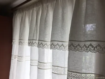 Шторы из мешковины своими руками в интерьере