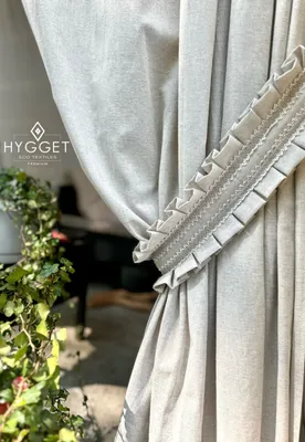 Ярмарка Мастеров - ручная работа, handmade | Льняные шторы, Шторы, Ламбрекен