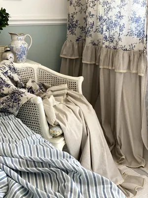 Натуральная льняная штора с кружевом Valance white, 140x110 см. цена |  pigu.lt