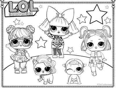 LOL Dolls Coloring Pages - Best Coloring Pages For Kids