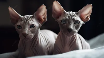 Лысые кошки на фото: захватывающая красота