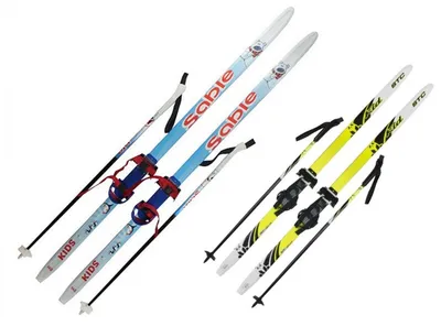 Лыжи Олимпик Вираж-спорт игровые с палками МПЛ 106.00 купить по цене 13190  ₸ в интернет-магазине Детский мир