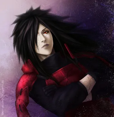 Фото Madara Uchiha / Мадара Учиха из аниме Наруто / Naruto, art by zetsuai89