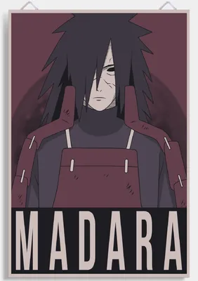 ᐉ Поп-Арт Аниме постер Let's Play Мадара Учиха/Madara Uchiha Naruto/Наруто  Pop-art 61х40 см