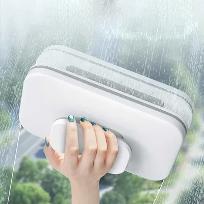 Магнитный инструмент для мытья окон, двусторонняя щетка для мытья стекол,  щетка для мытья стекол, удобная ручная щетка для дома, новинка, высокое  качество | AliExpress