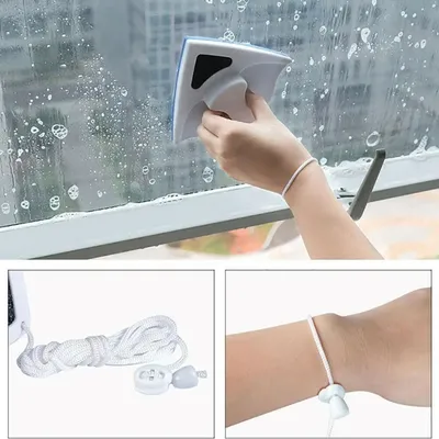 Магнитная щетка для мытья окон, мойка окон с двух сторон купить по низким  ценам в интернет-магазине Uzum (260166)