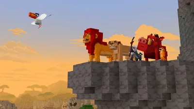 LEGO Набор герои Minecraft с оружием