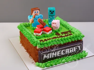 Торт в стиле компьютерной игры «Майнкрафт»💚 Получилось очень ярко и  реалистично☺️ Заказать торт можно по ссылке в шапке профиля или по… |  Instagram