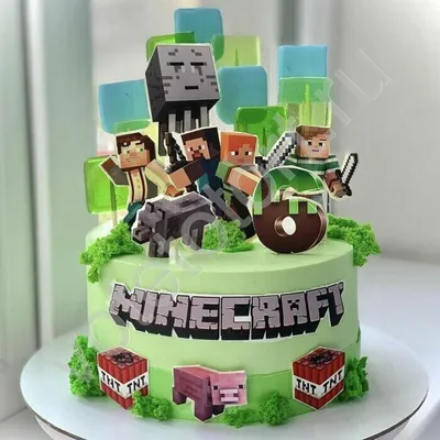 Торт на заказ Киев | Minecraft (Майнкрафт): Торт Minecraft (Майнкрафт)_25 |  Кондитерская Royal Platinum