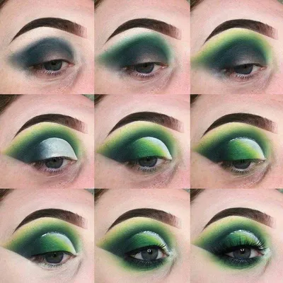Девушка-изумруд зелёный макияж, зел…» — создано в Шедевруме