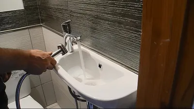 Умывальник-биде в туалете ч.3 - YouTube