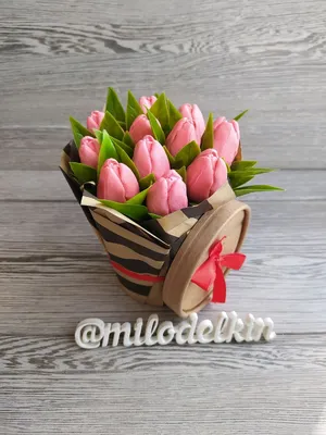 Маленькие букетики цветов с лавандой и тюльпанами за 600 рублей купить в  Екатеринбурге