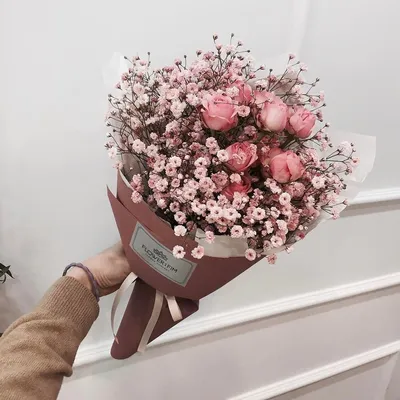 Мини букеты из розовых тюльпанов, букеты на 8 марта
