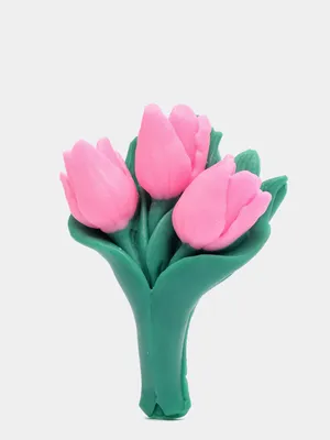 Розовые тюльпаны купить в Москве ✿ Заказать букет из нежно-розовых тюльпанов  недорого в интернет-магазине с доставкой