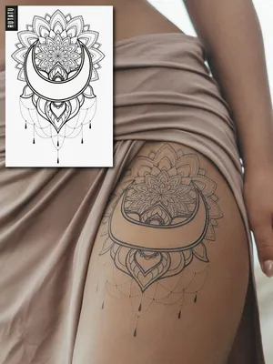 Временные переводные татуировки Мандала Boninio Tattoo 13326371 купить за  111 ₽ в интернет-магазине Wildberries