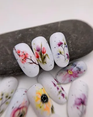 Коллекция фото «Весенний маникюр» модные тенденции | Нейл-арт, Красивые  ногти, Ногти