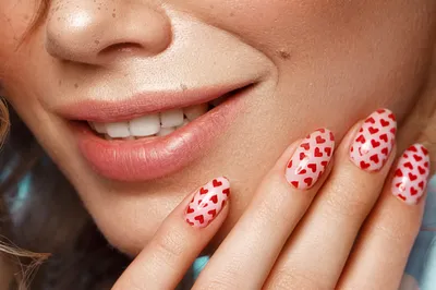 Носимый маникюр, французские накладные ногти, коллекция ко Дню святого  Валентина, пресса для женщин на ногтях – лучшие товары в онлайн-магазине  Джум Гик