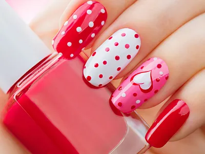 ≡ «Сердечная» love-story на твоих ногтях: маникюр на День святого Валентина  — блог Naomi24.ua