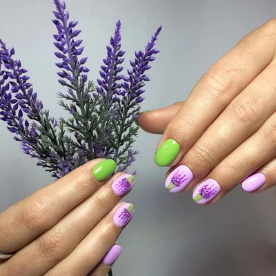 Лаванда 💜💜💜 | Красивые ногти. Маникюр. DivaNail | ВКонтакте