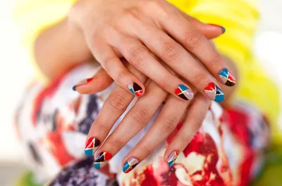 Маникюр + гель-лак + дизайн \"мозаика\" | Nails_for_you Шеллак для ногтей  (Сергиев Посад) | ВКонтакте