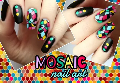 Whats Up Nails - Mosaic Vinyl Stencils Nail Art Design - Walmart.com