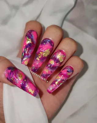 Press-On Nails Multicolor Pixel Mosaic Square Short Length Acrylic Glue  Tabs | eBay