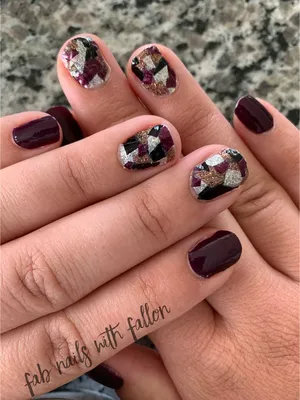 24pcs Short Square Colorful Mosaic Design False Nails Full Coverage Push  Fake Nail for Women Gift | SHEIN ASIA