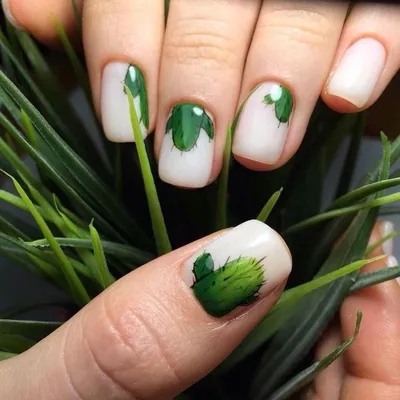 Кактус 🌵 #маникюр #гельлак #пермь | Маникюр и наращивание ногтей ПЕРМЬ |  ВКонтакте