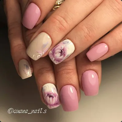 See this Instagram photo by @oxana_merkulova_nails • 109 likes | Nails,  Floral nail art, Floral nails