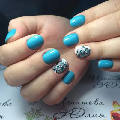 New Year nail art /Snowflakes nail design/ Winter nails/ Новогодний маникюр/  Снежинки на ногтях - YouTube