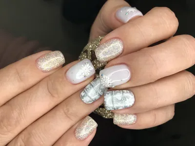 14 милых ногтей со снежинками, которые идеально подходят для зимы 2022