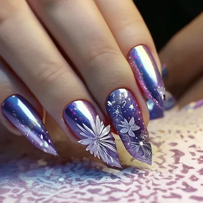 Fashion Nails Слайдер-дизайн M289 - Снежинки за 100 руб купить в  интернет-магазине KOKETKA Beauty Shop