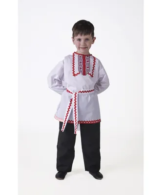 Марийский национальный костюм для мальчика: рубашка, кушак, брюки (Россия)  купить в Туле