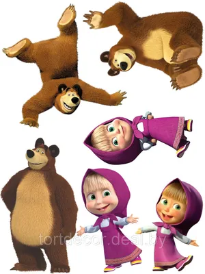Развивающие материалы с героями мультфильма «Маша и Медведь» появятся в  бесплатной Принтотеке HP28 октября 2021 г. 19:56